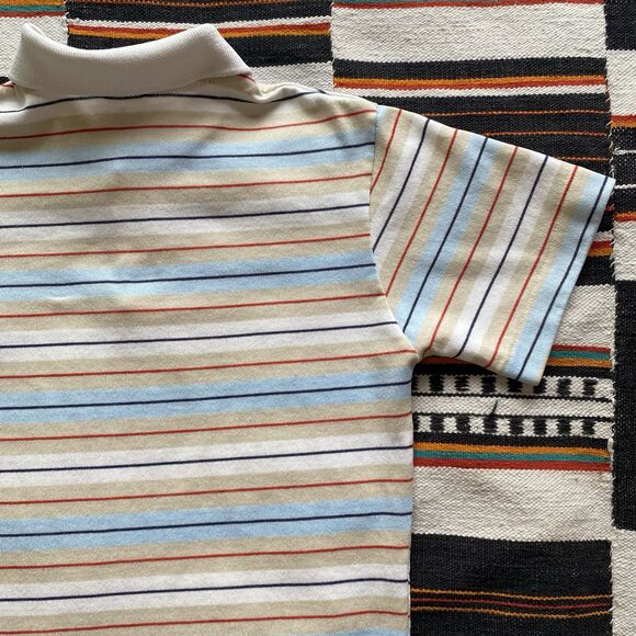 Vintage 70’s Our Gang Healthtex Button Collared Boy’s Tee Shirt. USA. Size 12. - Picture 7 of 11